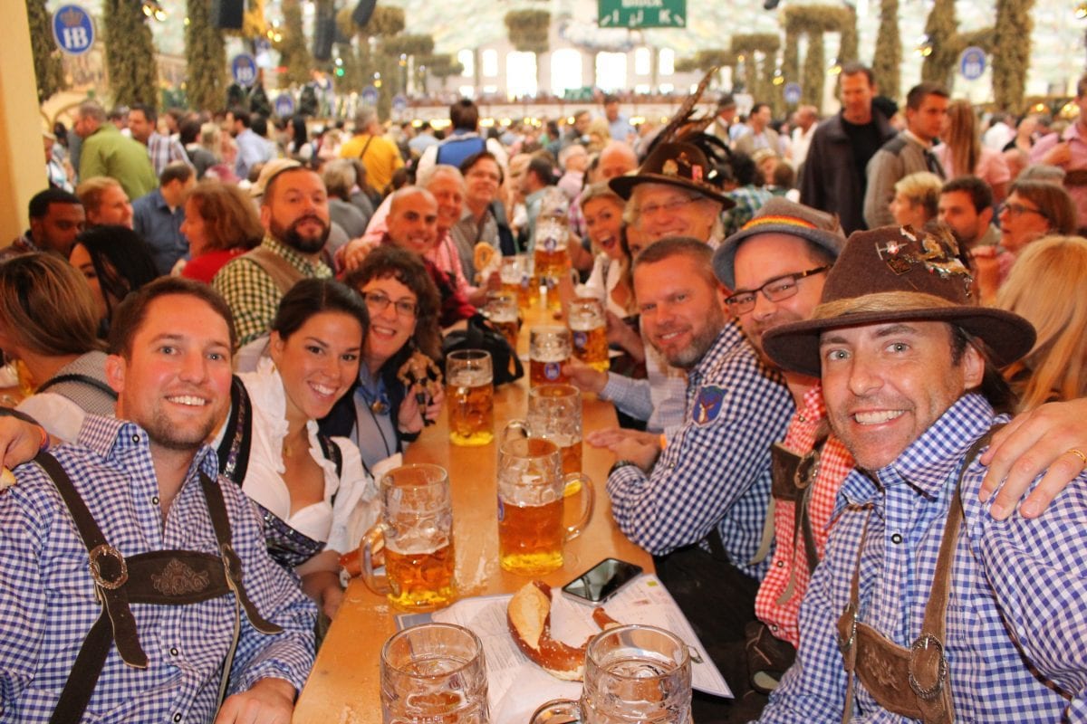 Oktoberfest and Bavarian Lederhosen