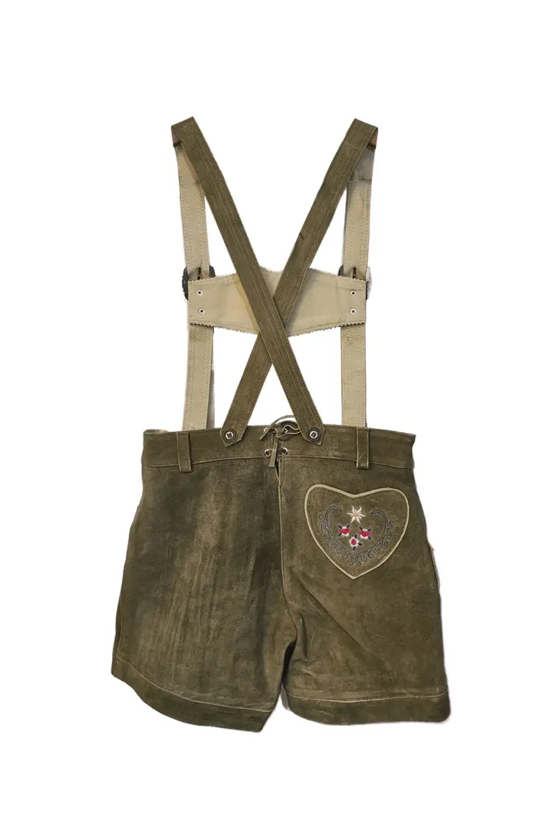 Olive Brown Trachten Women Lederhosen