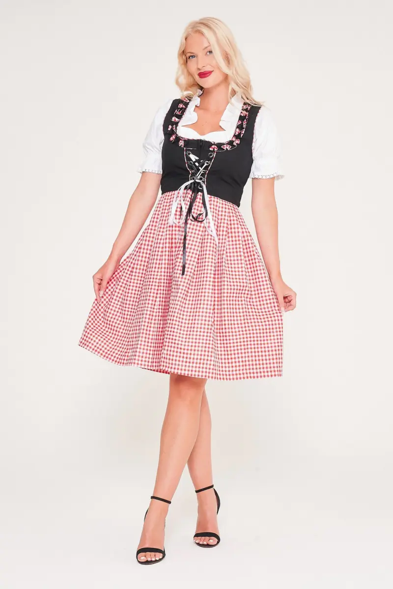 German Dirndl Dress Amara Black