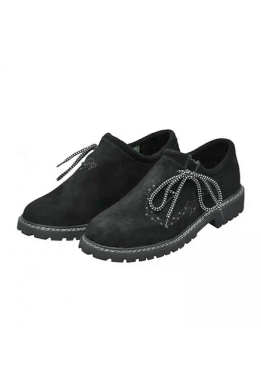 Traditional Black Embroidered Shoes 1