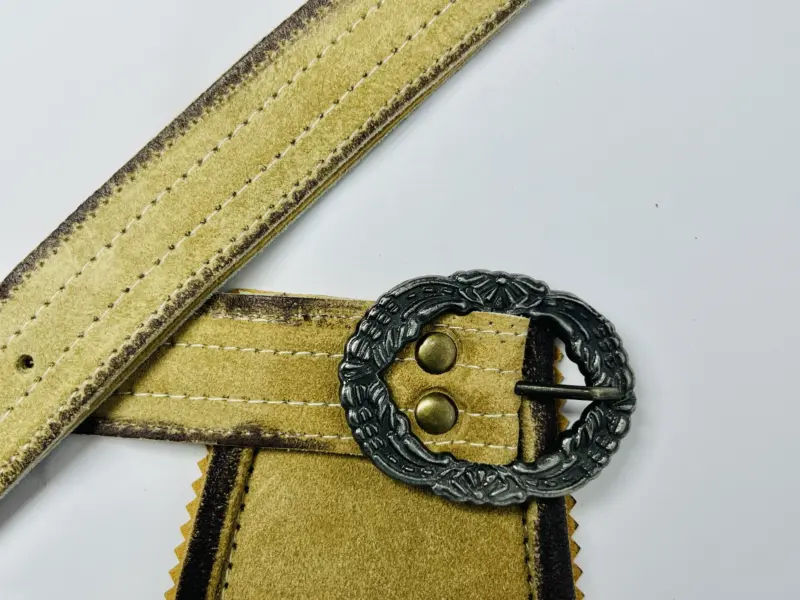 Handcrafted Oktoberfest Light Gold Suspender - Image 4